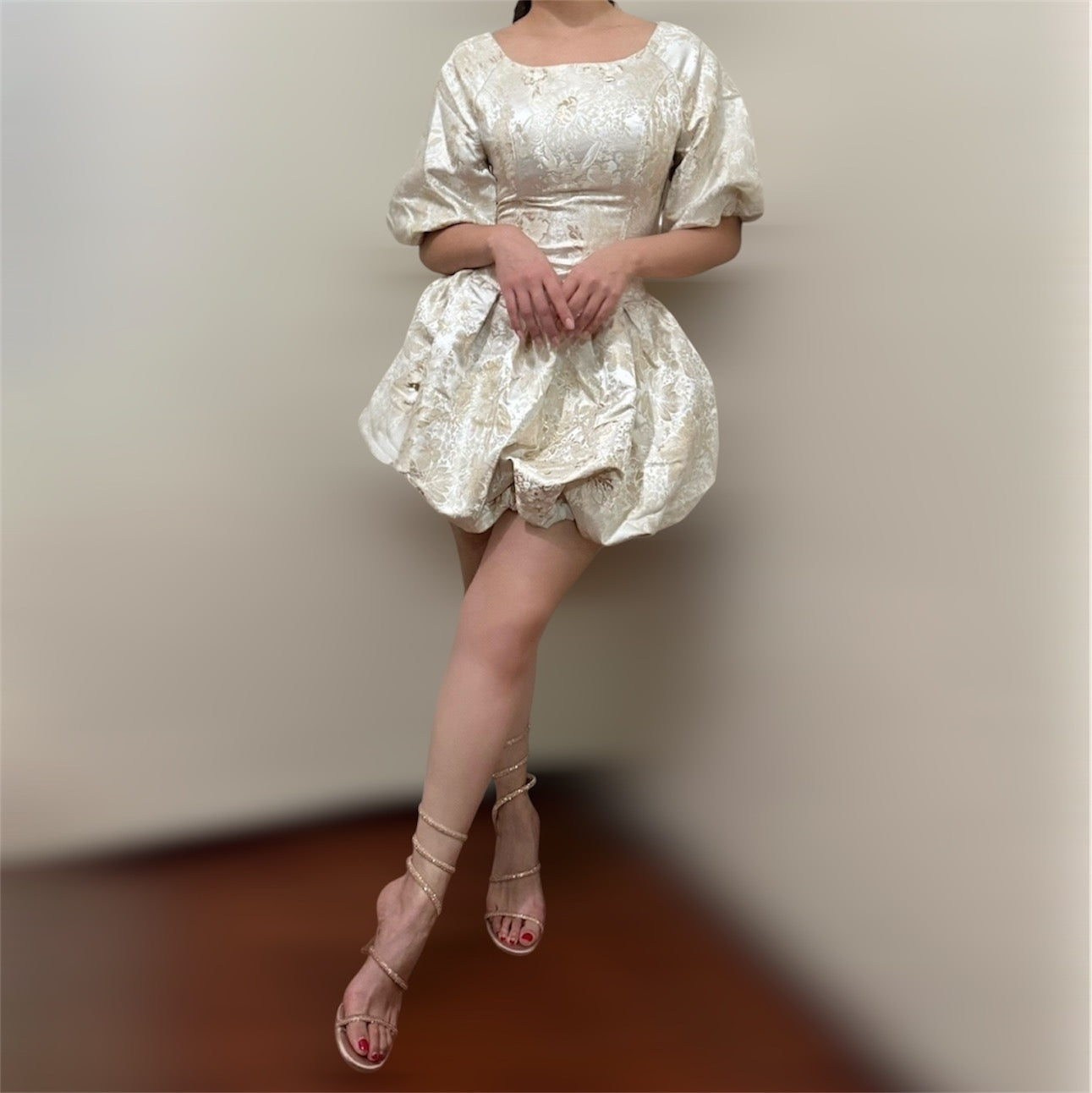 VESTIDO CLOUDY CREMA