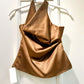 BLUSA HALTER SATIN