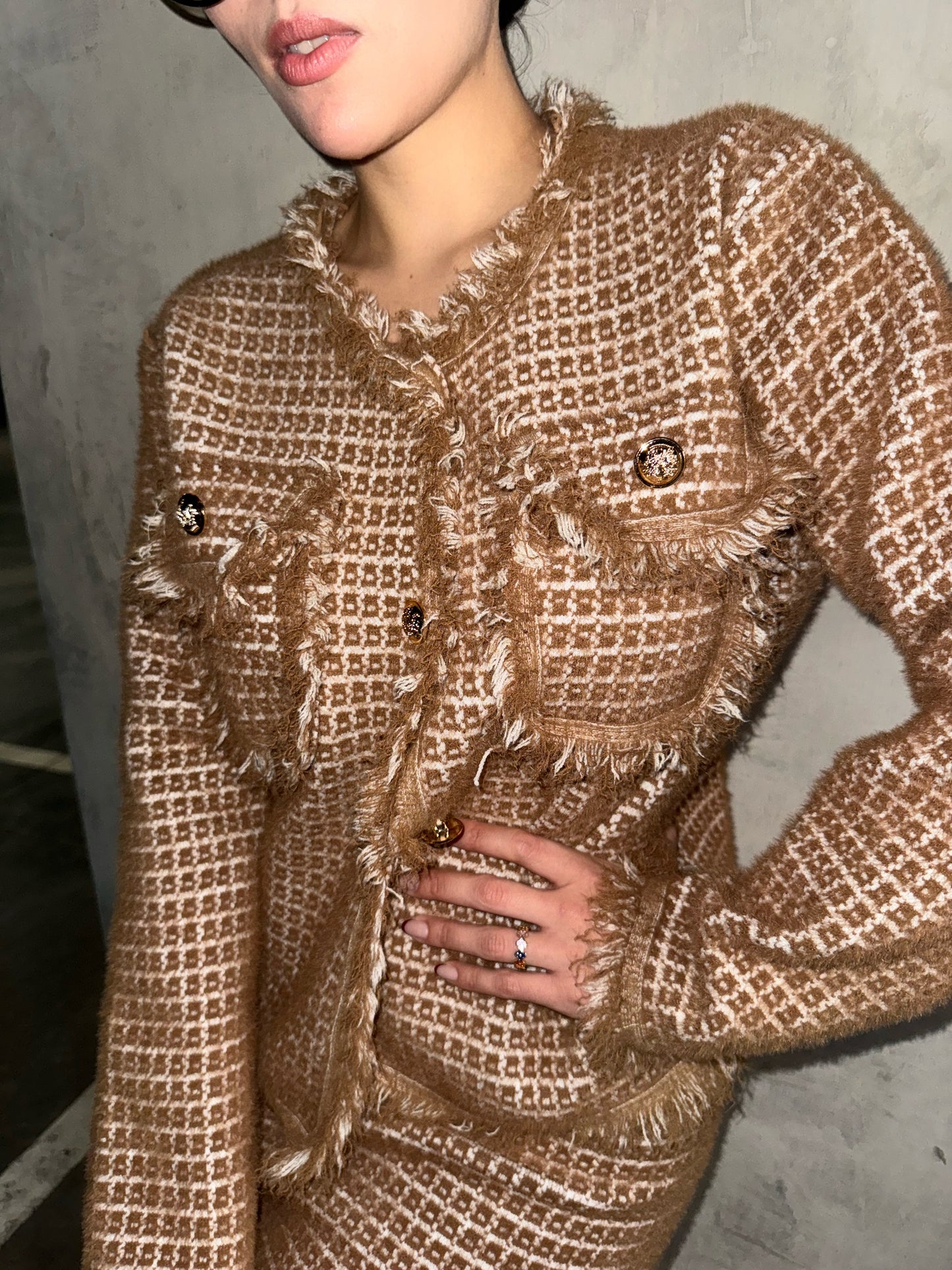 SET TWEED EMILIA  NEGRO