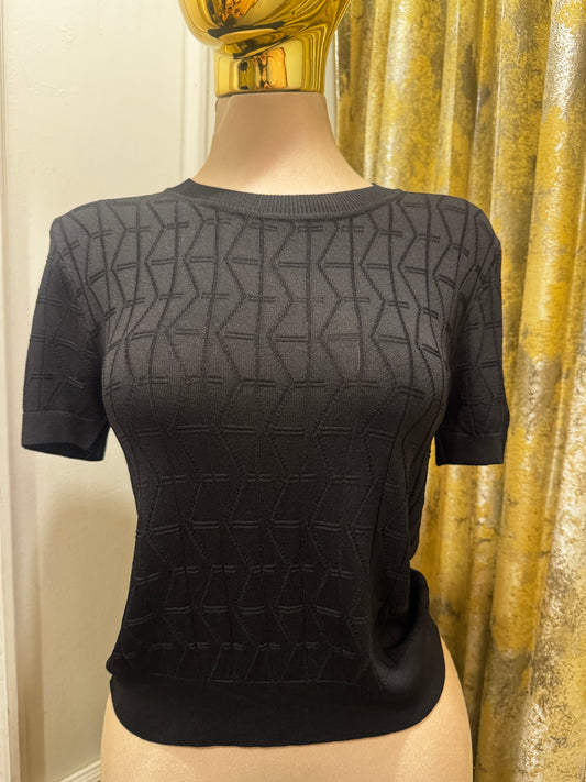 BLUSA GEOMETRICA PUNTO MC