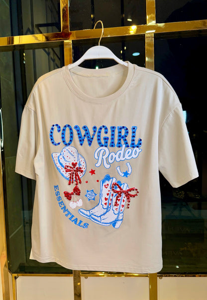 PLAYERA COWGIRL