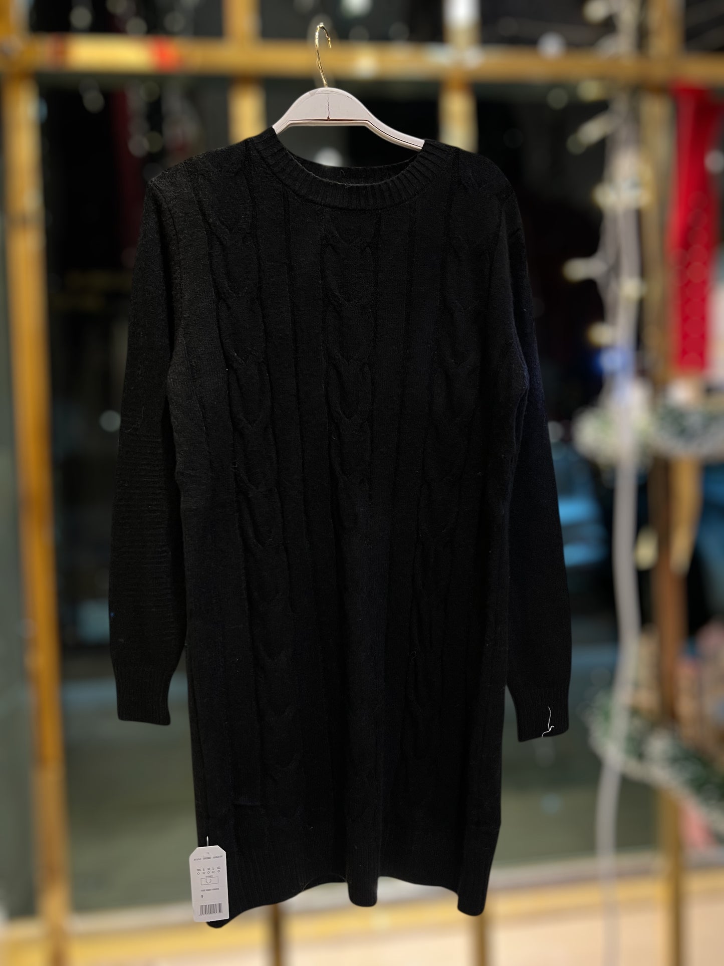 VESTIDO COZY NEGRO