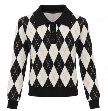 BLUSA CHESS NEGRO