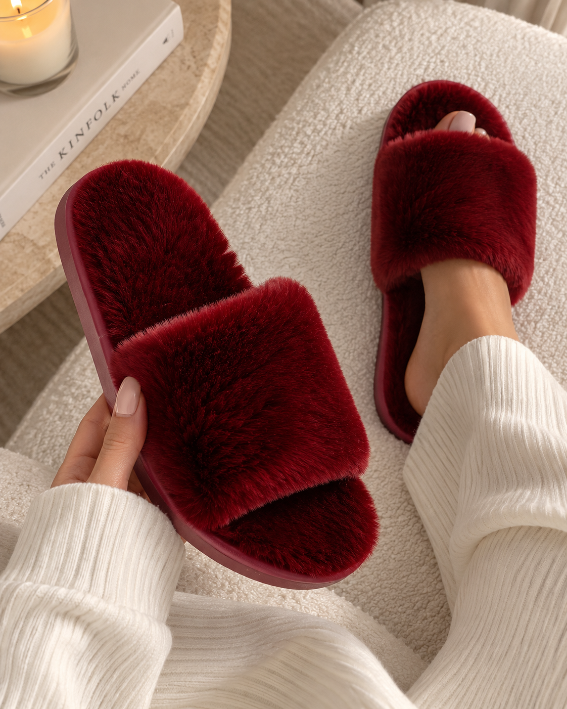 PANTUFLA SLEEPY VINO