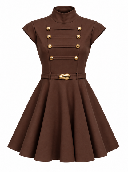VESTIDO SASHA CAFE