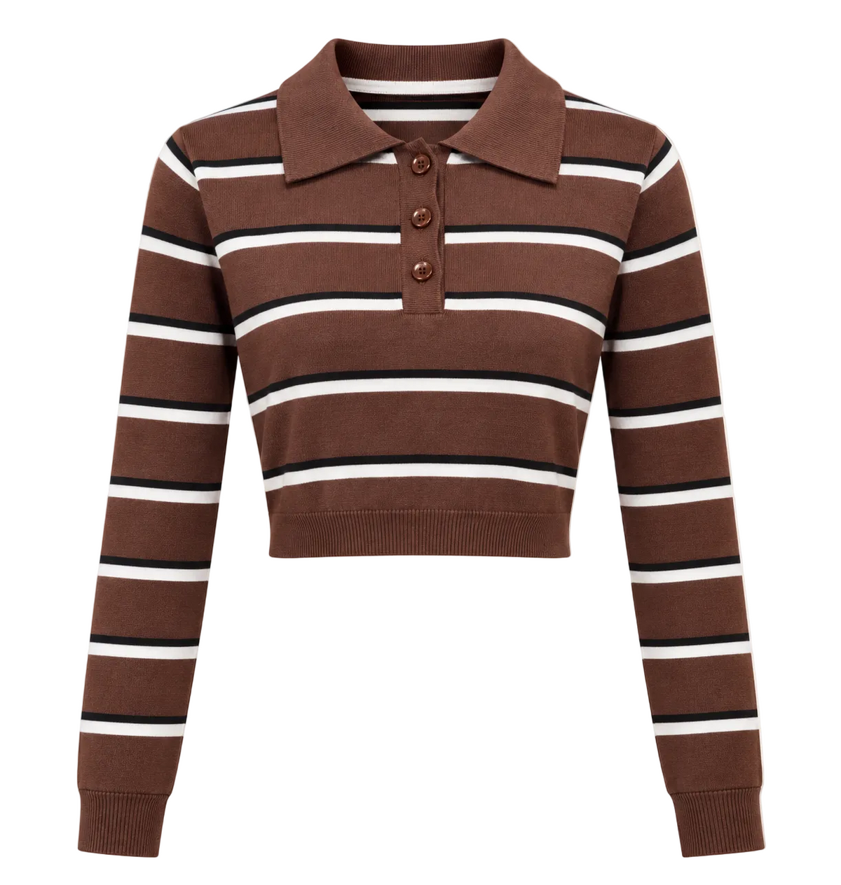 BLUSA COLLEGE CHOCOLATE