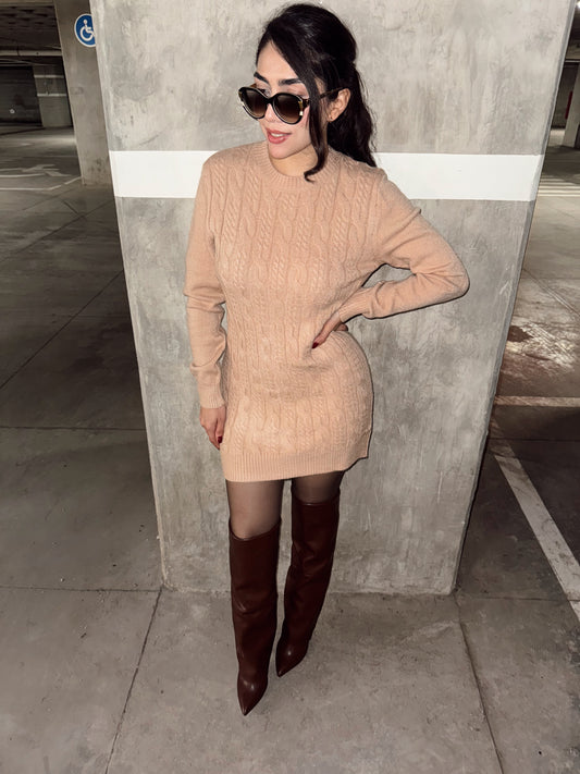 VESTIDO SIMPLE COZY NUDE