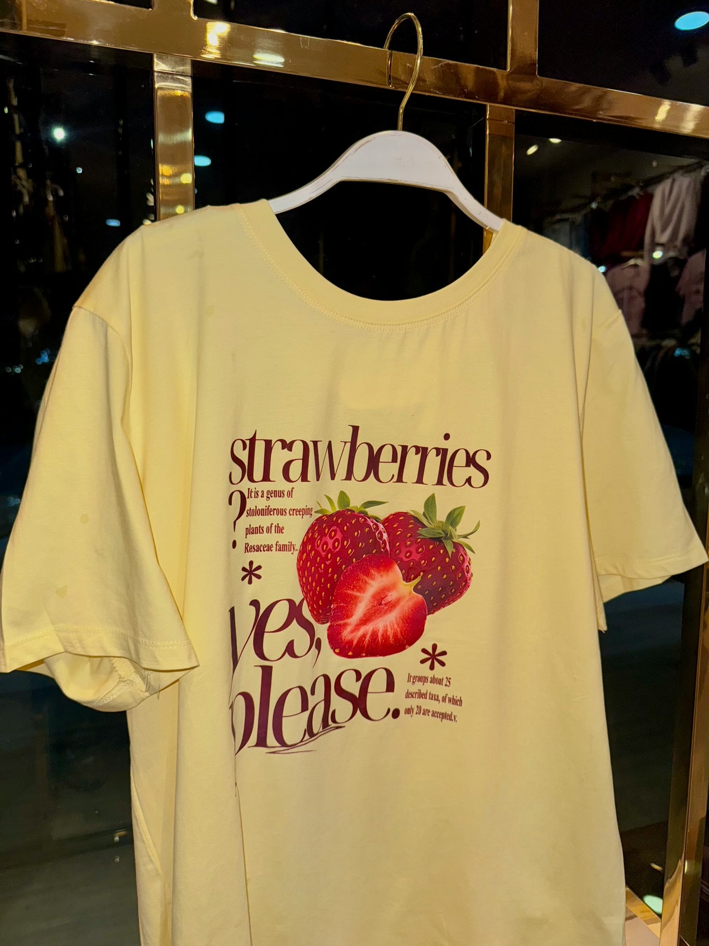 PLAYERA STRAWBERRIES