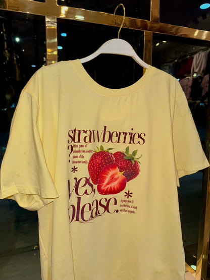 PLAYERA STRAWBERRIES