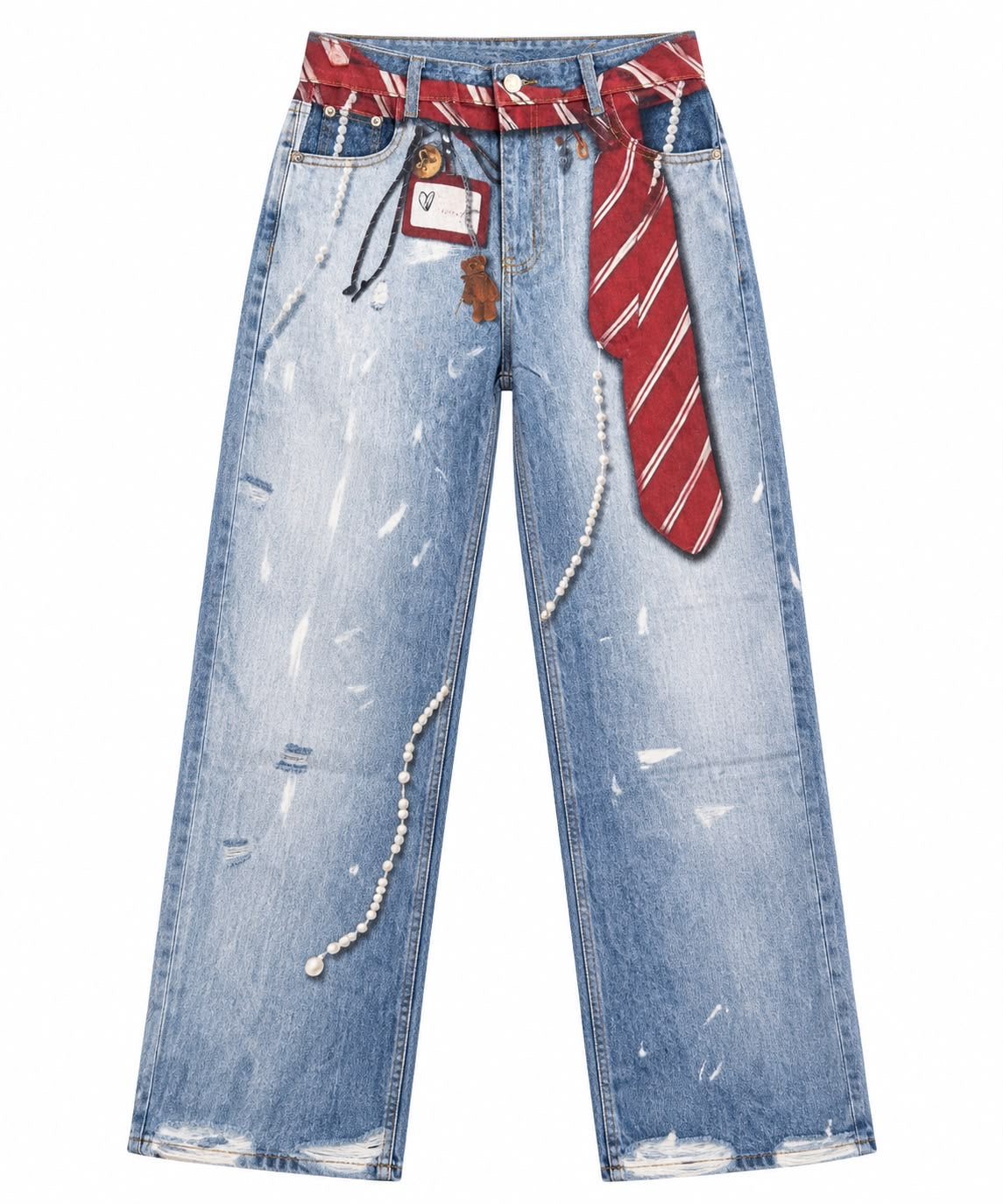 JEANS TIE DENIM CLARO