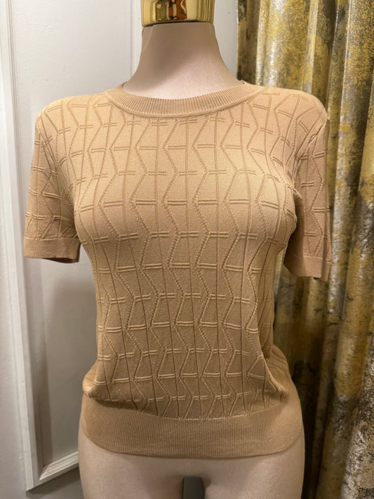 BLUSA GEOMETRICA PUNTO MC