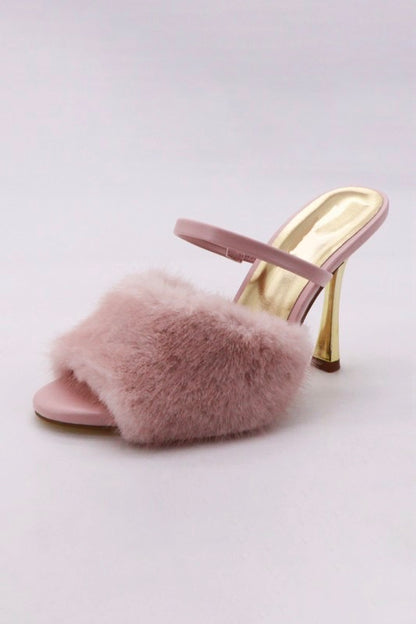 ZAPATILLA FLUFFY ROSA