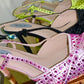 ZAPATILLA STILETTO LOW PIEDRAS -VELLA VERDE